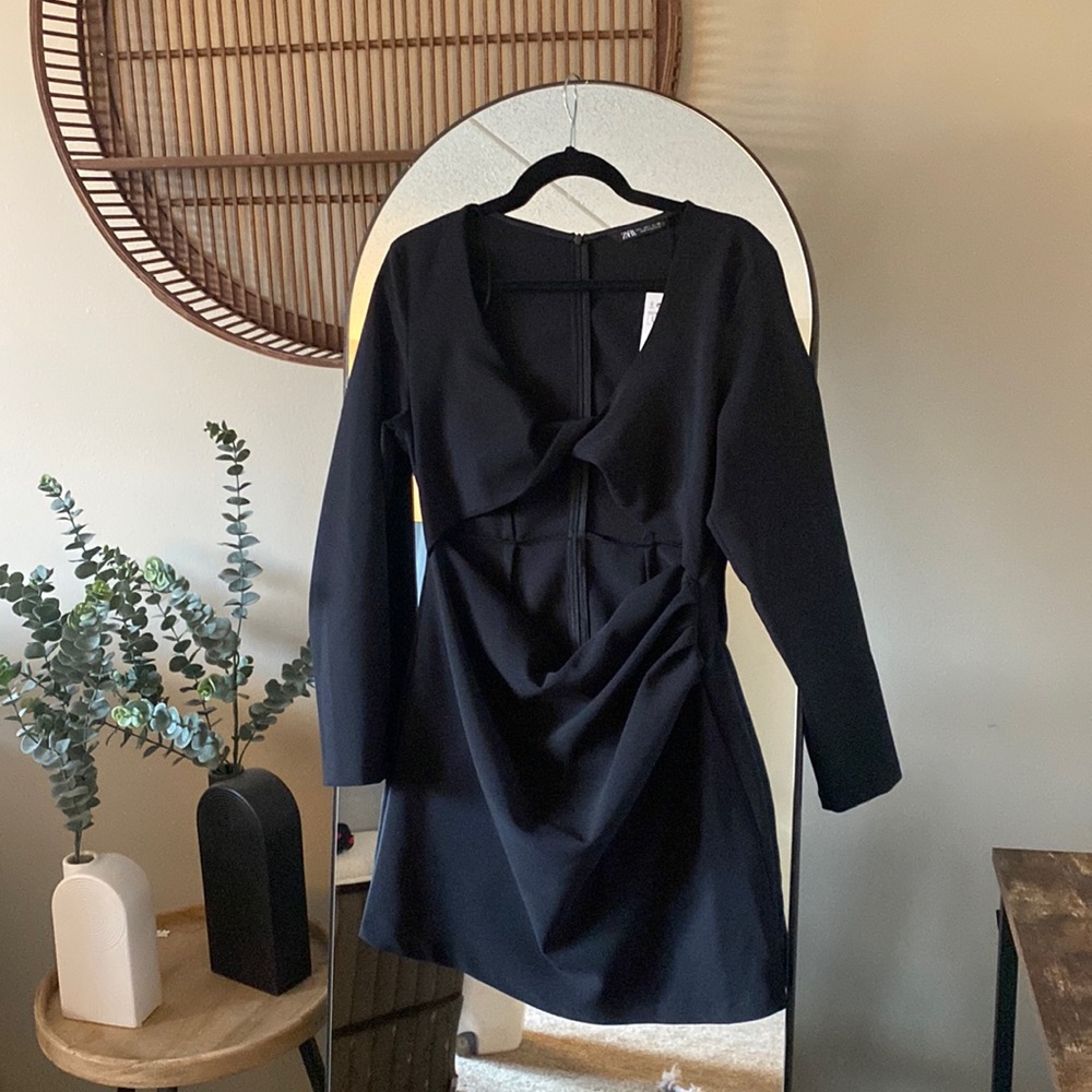 Zara black dress